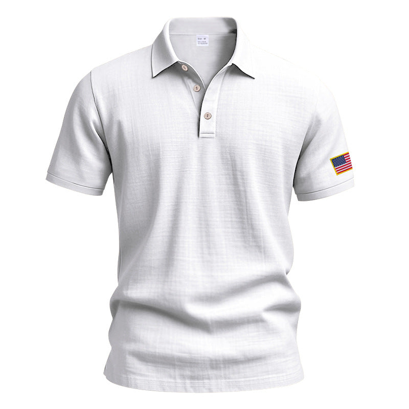 Men's Linen Shirt Short Sleeve | Lightweight Airy Summer Shirt