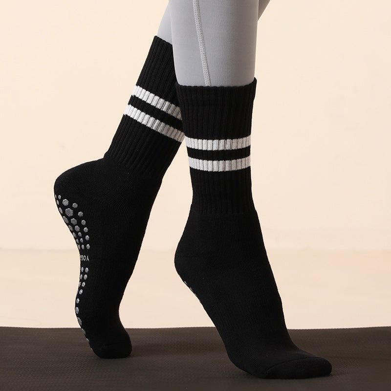 Damen Yoga Langsocken Rutschfest – Komfort Pilates Fitness Socken