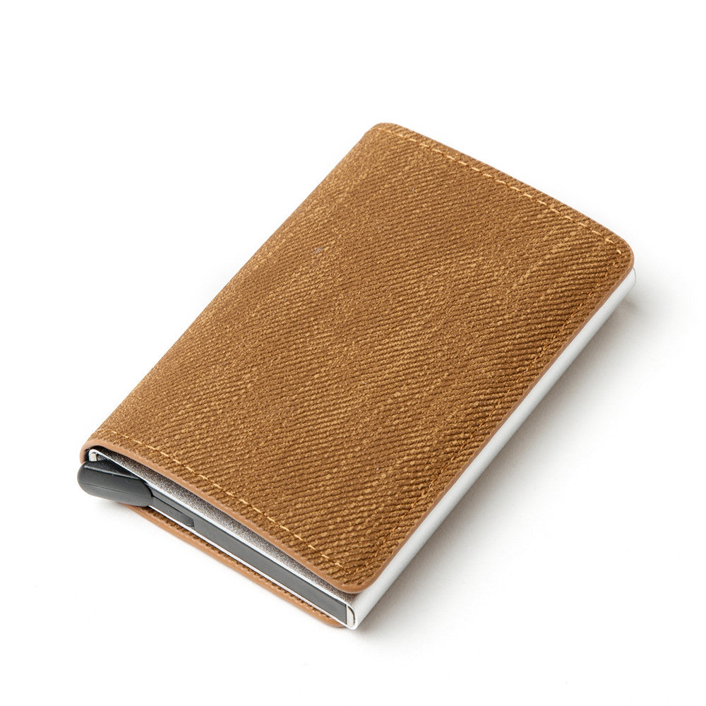 RFID Aluminum Card Holder | Secure Modern Women's Card Case