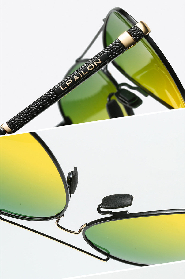 Polarisierte Sonnenbrille Herren | Nachtfahrbrille | Blendschutz