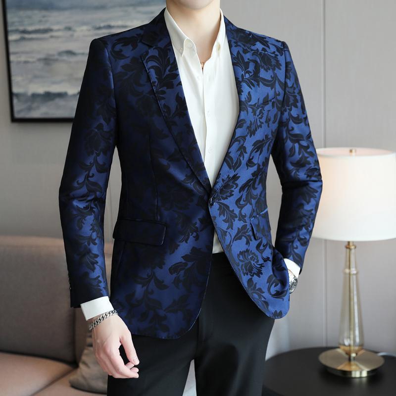 Men's Slim Fit Plain Blazer – Modern Spring Summer Blazer