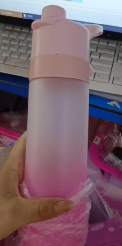 Spray Drinking Bottle Premium – Sports Water Bottle with Mist Function