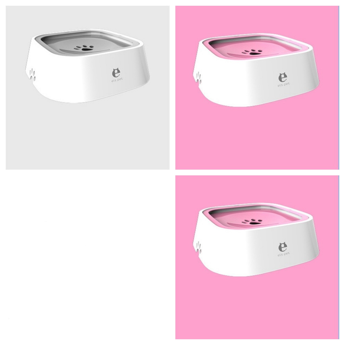 Pet Water Bowl for Dogs and Cats | Anti-Spill Slow Feeder 1.5L