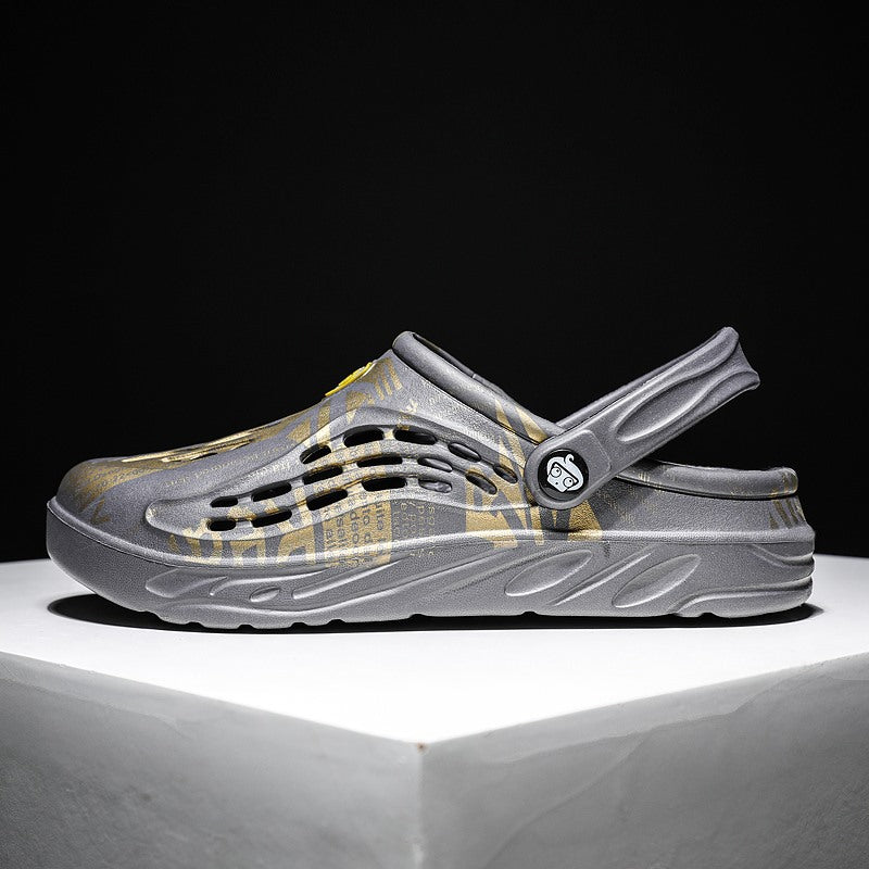 Men's Plus Size Perforated Shoes | Breathable Non-Slip Slippers