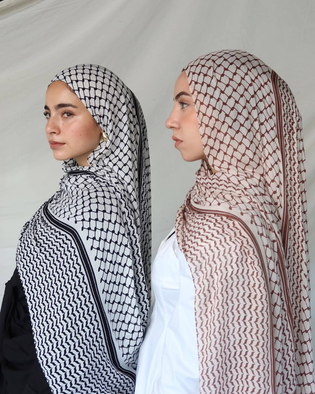 Women's Chiffon Turban Headscarf Lightweight Elegant Printed Scarf