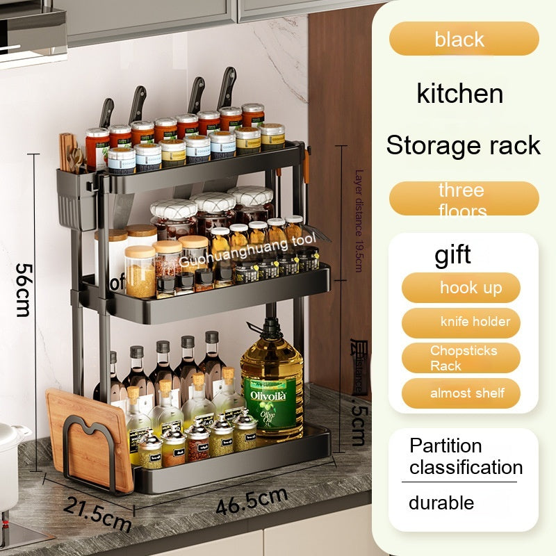 Multi-tier Spice Rack Kitchen | Space-saving Organizer