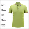 Men's Ice Silk Polo Shirt Short Sleeve | Summer Breathable Elegant.