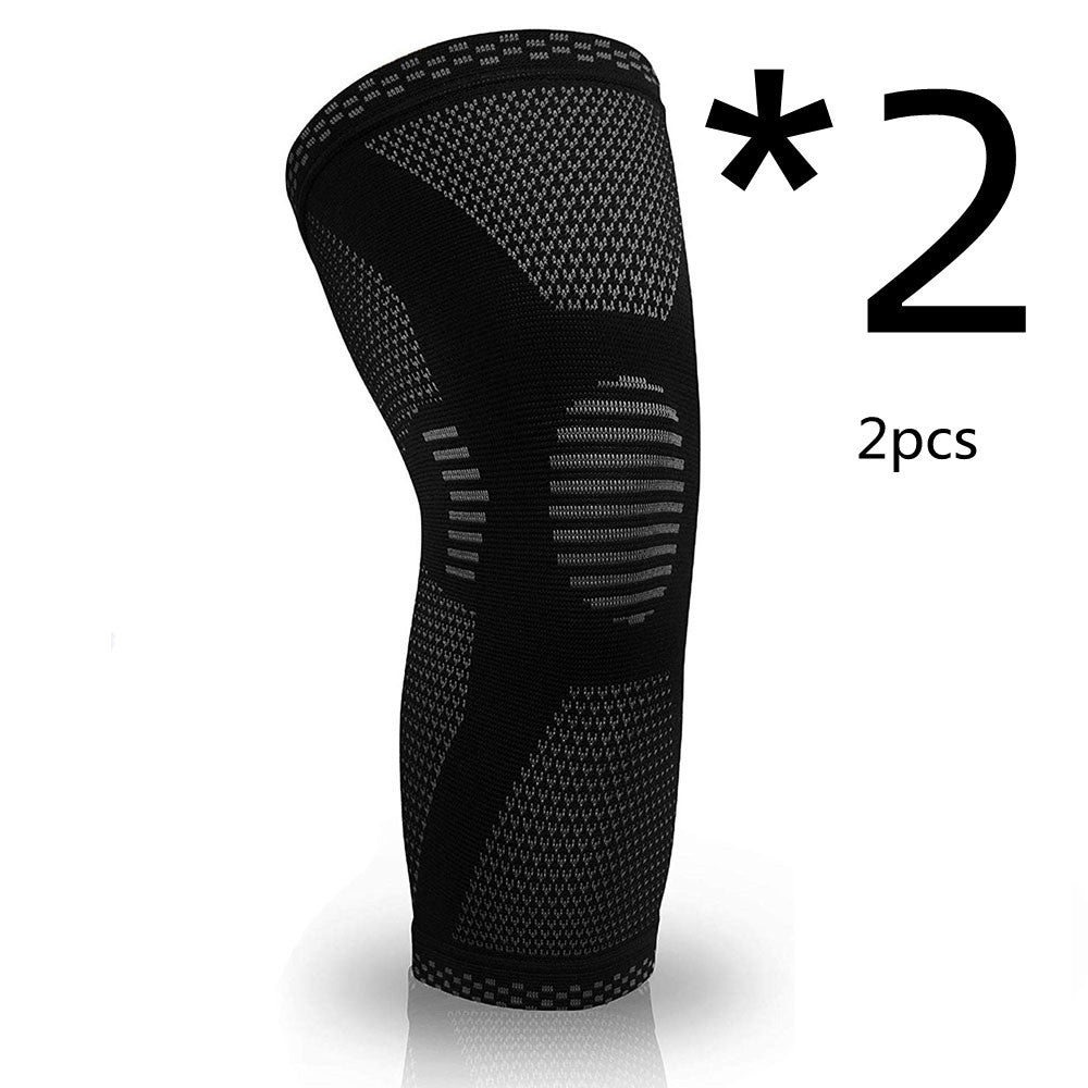 Knitted Sports Knee Pads | Elastic Knee Braces Breathable & Non-Slip