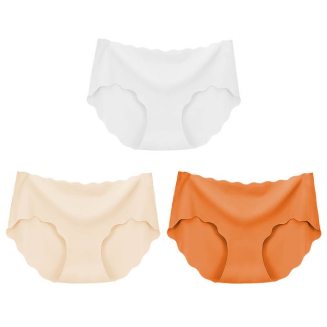 3-Pack Women's Seamless Briefs | Silky Look Sexy Underwear