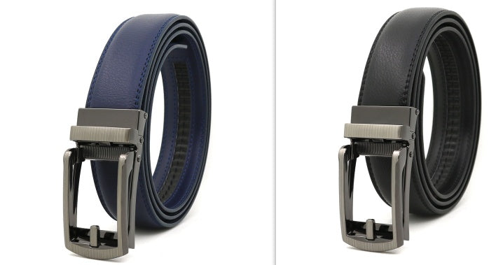 Men's Automatic Leather Belt | Elegant Holeless Belt