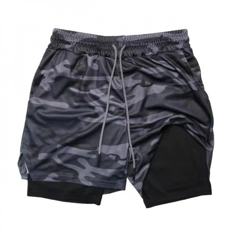 Men's 2-in-1 Running Shorts – Summer Sports Fitness Shorts