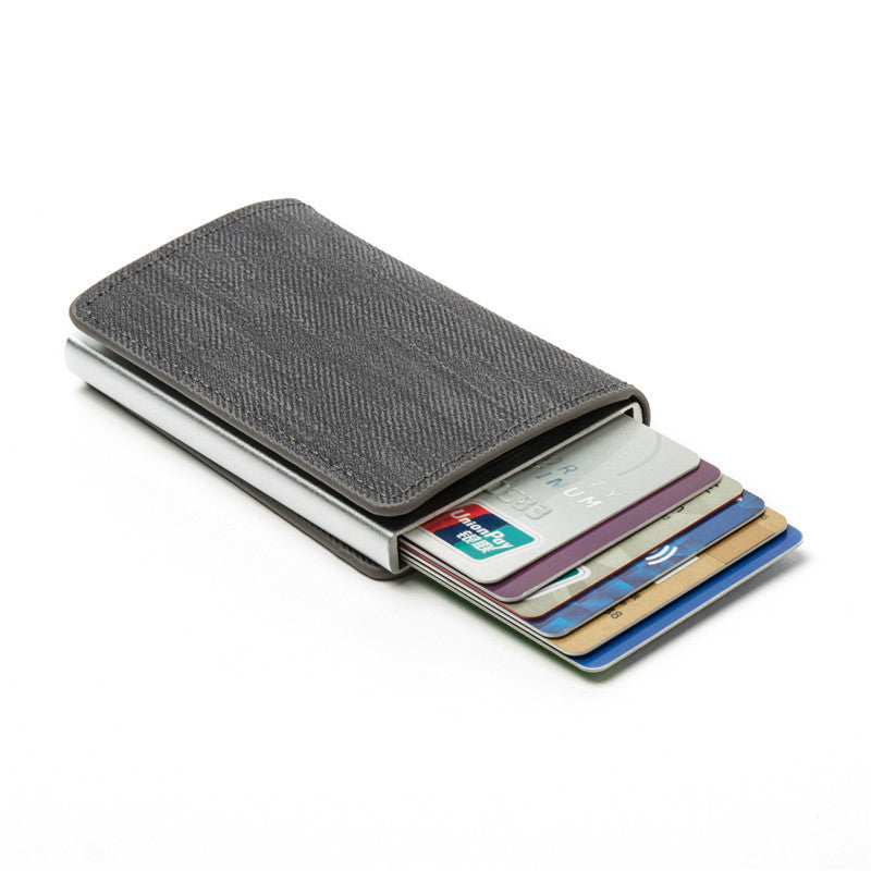 RFID Aluminum Card Holder | Secure Modern Women's Card Case