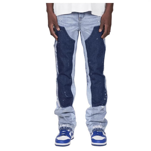 Men's Denim Work Pants – Durable Casual Jeans Work Trousers
