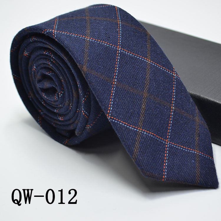 Slim Men's Tie elegant | Wool Look modern stylish