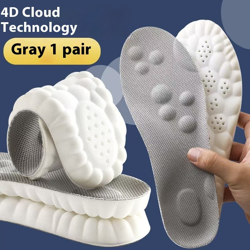Sports Insoles | Shock Absorbing Arch Support Elastic Running