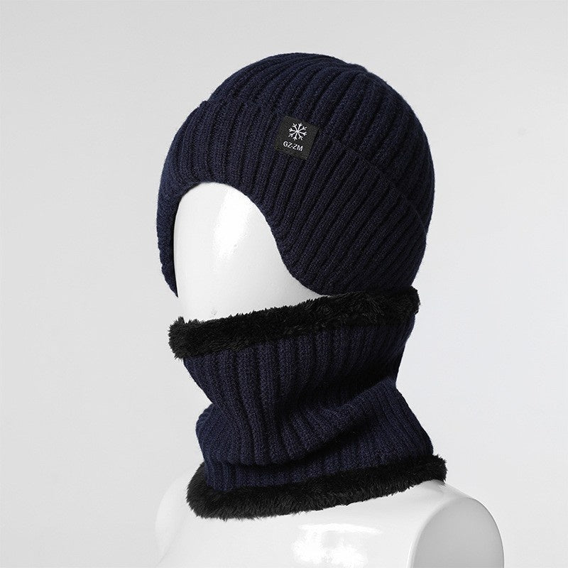 Men's Wool Beanie Winter | Ear Protection Warm Comfortable