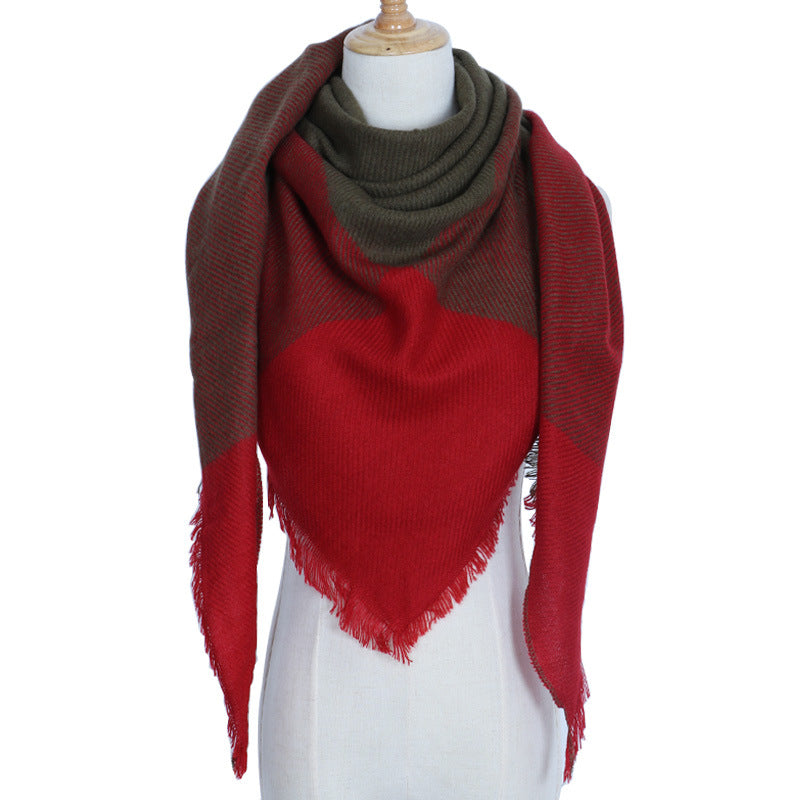 Damen Dreiecksschal Elegant | Herbst Winter Schal Stola