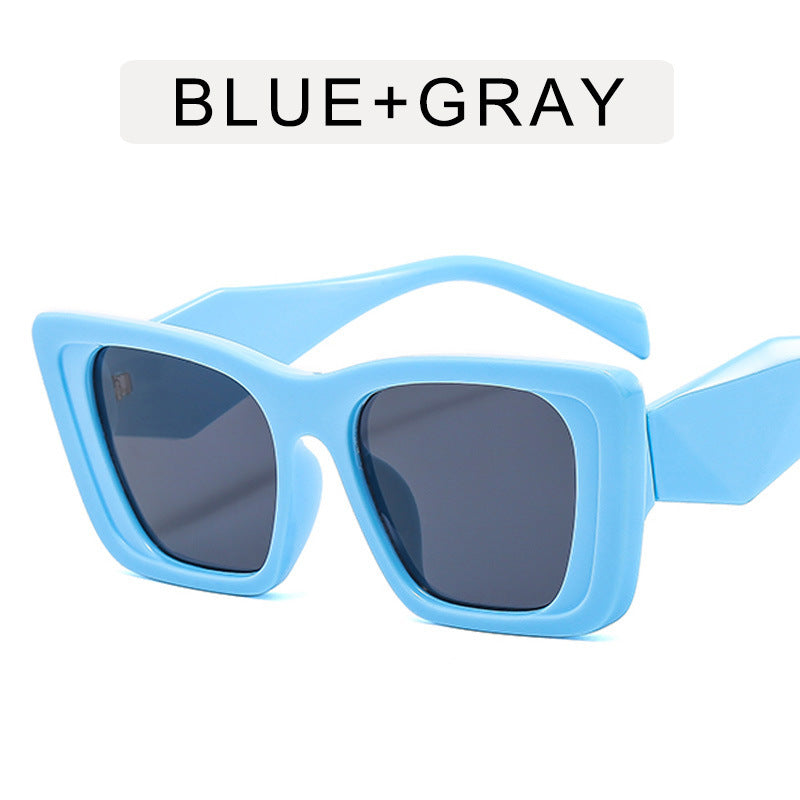 Retro Oversize Cat Eye Sonnenbrille | Damen UV400 Luxus