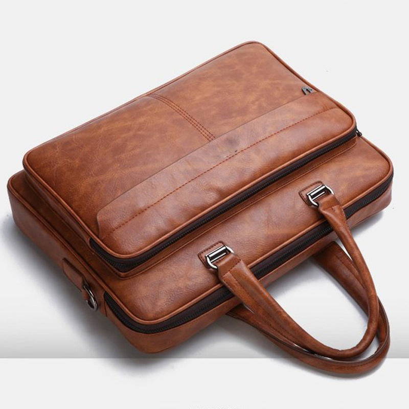 Men's Classic Business Briefcase – Simple Elegant Laptop Bag