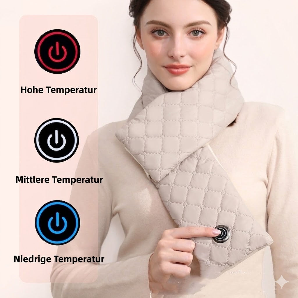 USB Heizschal elektrisch warm 3 Stufen Winter Damen Herren