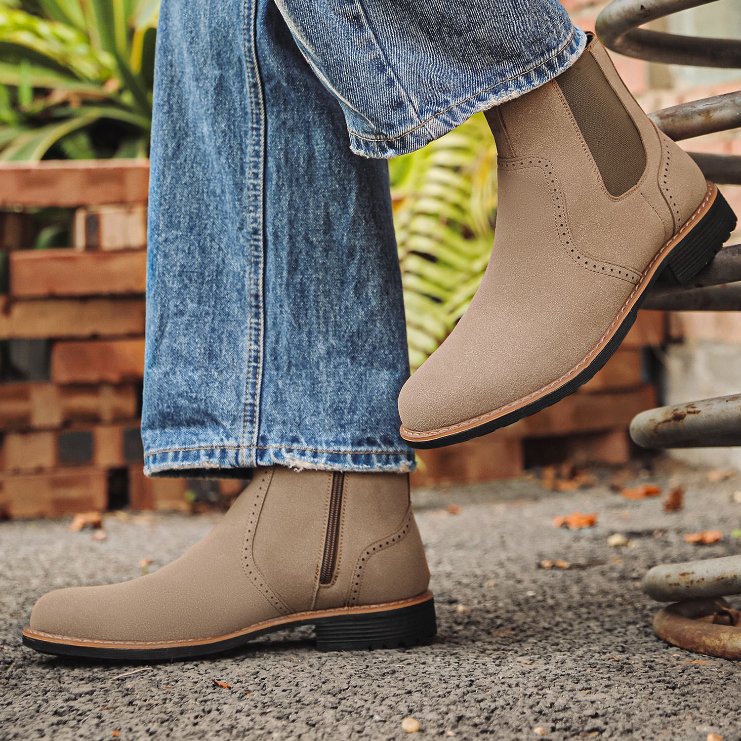 Men's Autumn Fleece Boots – Warm Casual Winter Ankle Boots