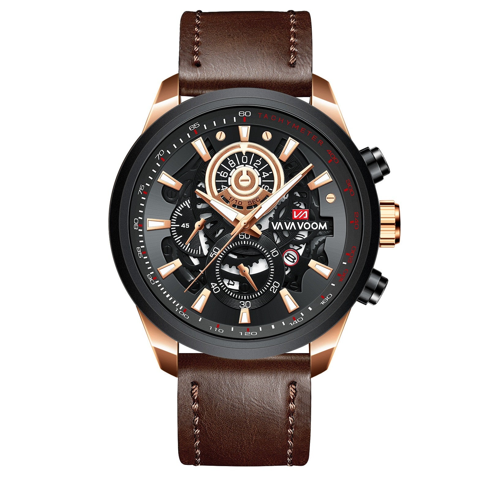 Men's Quartz Watch Black Gold | elegant business precise
