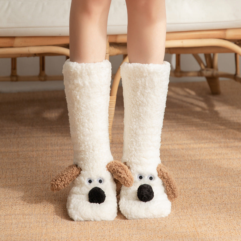 Damen Winter Kuschelsocken – Modische Schnee Komfort Socken