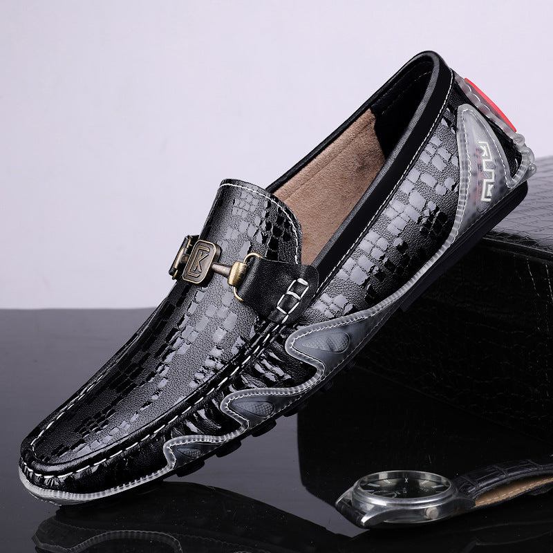 Men's Genuine Leather Shoes | Premium Cowhide Casual Elegant