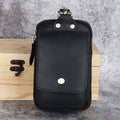 Herren Gürteltasche Leder Vintage | Handy Hüfttasche Echtleder