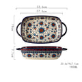 Rectangular Ceramic Plate Modern | Serving Plate Kitchen Design