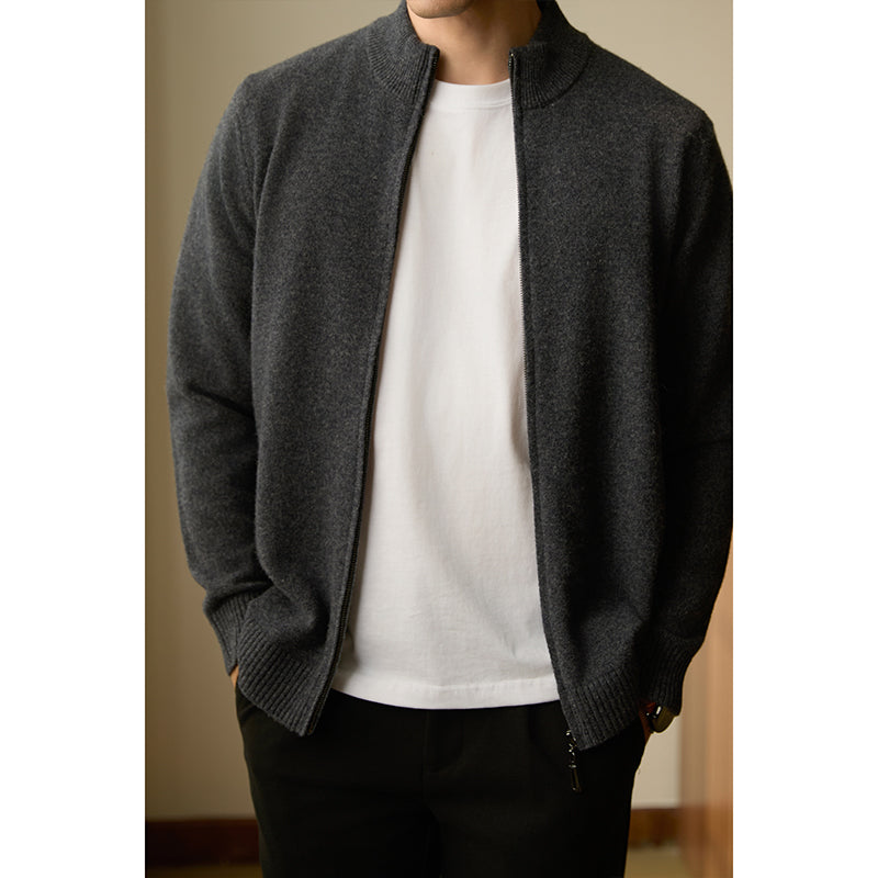 Men's Cardigan Business Casual – Autumn Winter Comfort Jacket