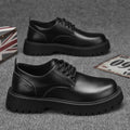 Waterproof Men's Leather Shoes Black | Business Elegant