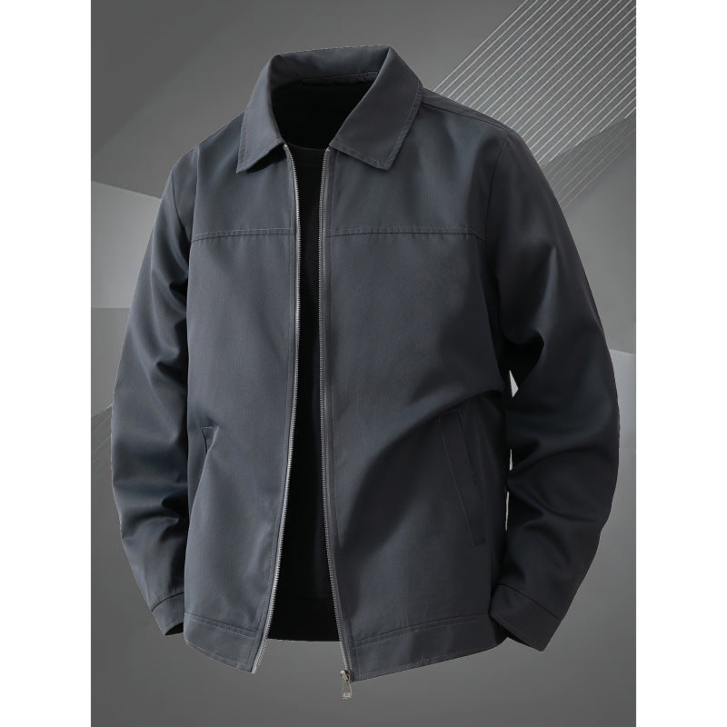 Men's Slim Fit Jacket Plain – Elegant Casual Jacket