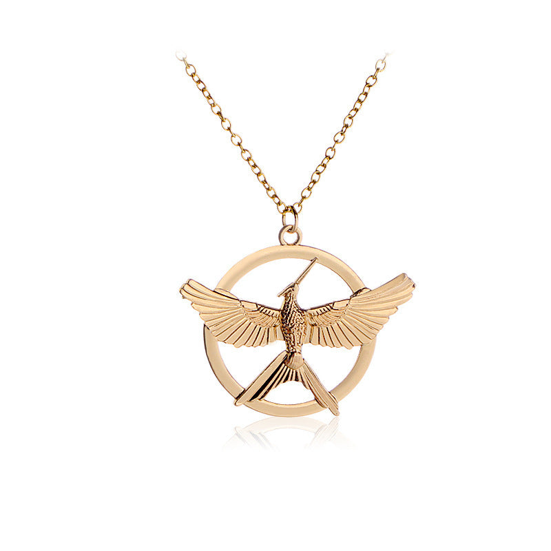 Mockingjay Bird Necklace - Symbol of Freedom, Strength & Courage