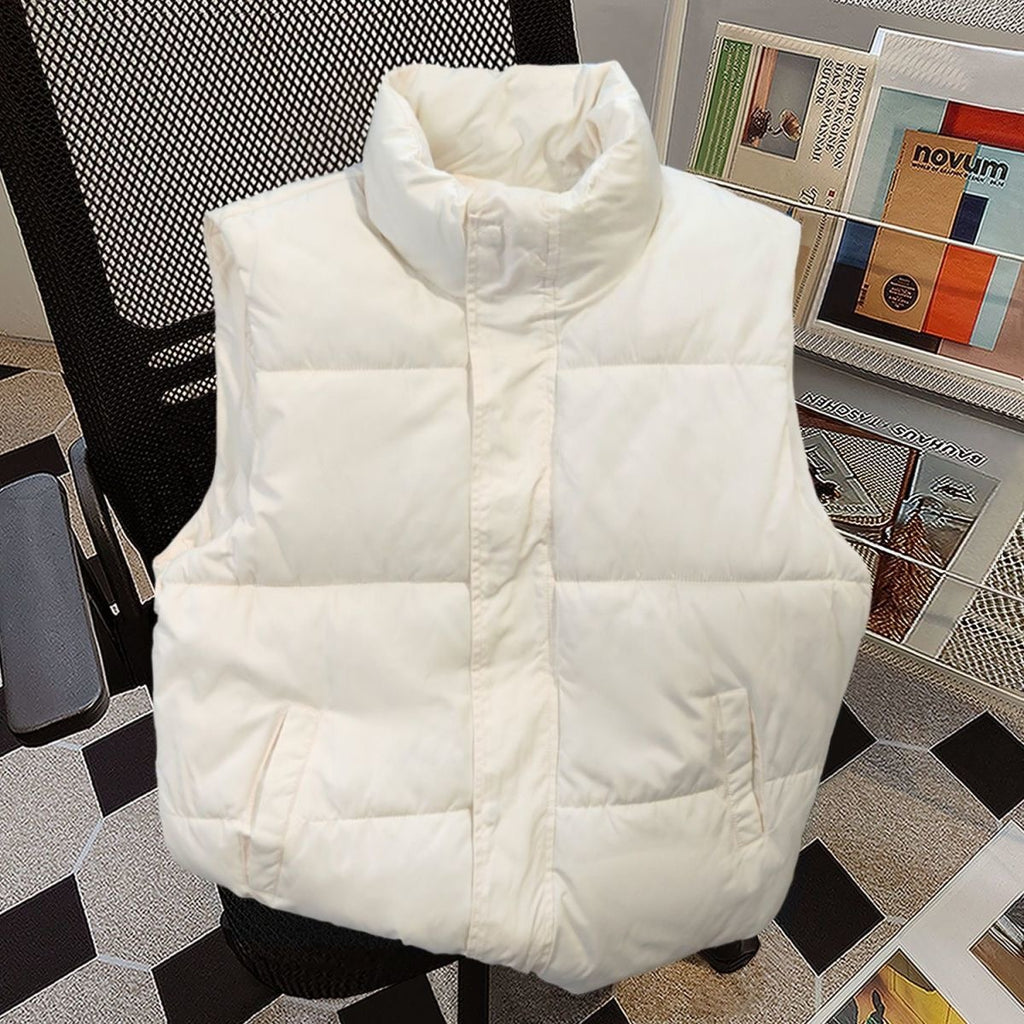 Women's Thermal Vest with Stand-Up Collar – Warm, Lightweight & Winter-Ready