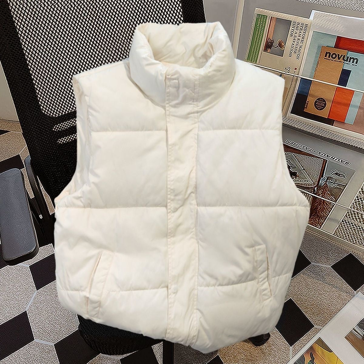 Damen Thermo-Weste mit Stehkragen – Warm, Leicht & Wintertauglich