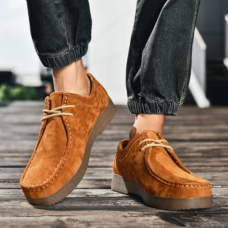 Herren Wildleder Sneaker | British Style Outdoor Schuhe Elegant