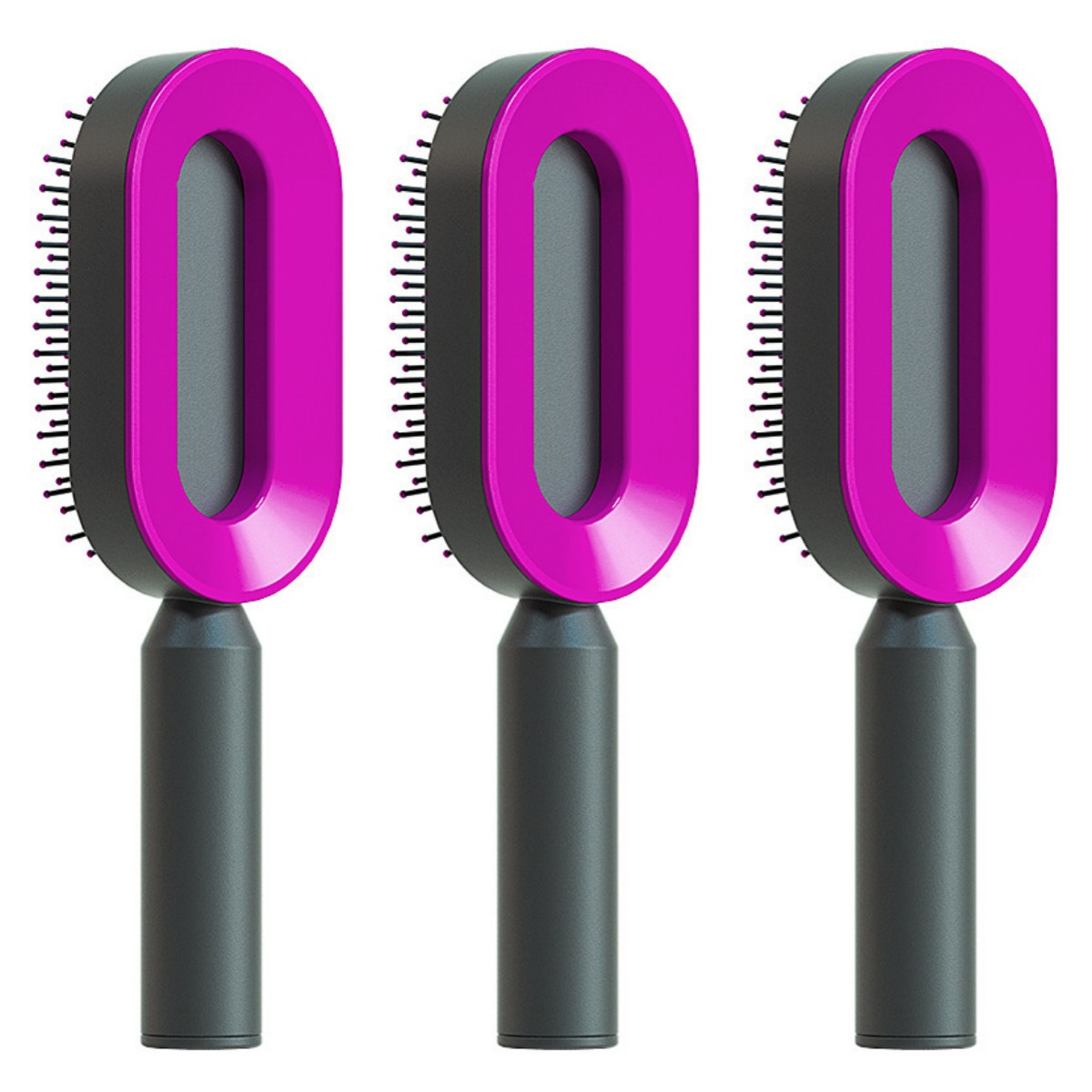 Selbstreinigende Haarbürste – Anti Statik Massagebürste für Frauen