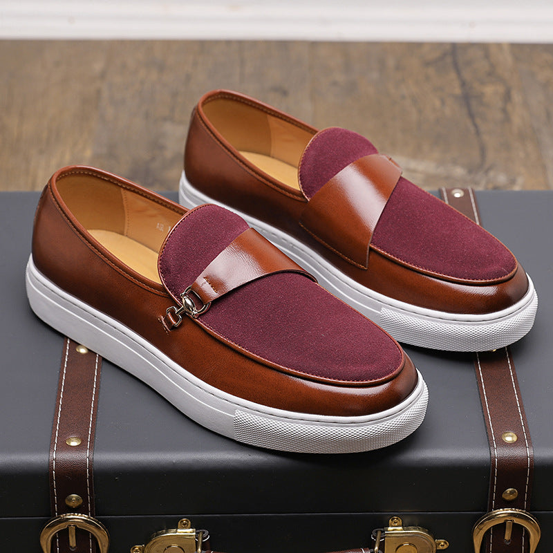 Men's Leather Slip-On | Business Casual Elegant Shoes
