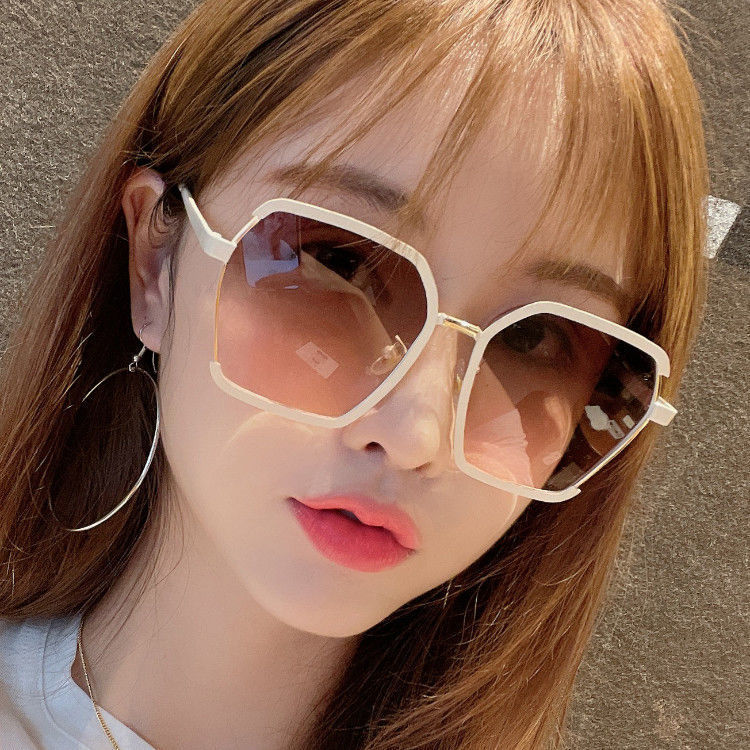 Vintage Halbrahmen Sonnenbrille Damen | Oversize UV400 Luxus
