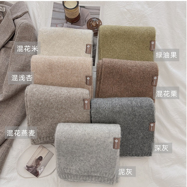 Women's Scarf Soft Warm Plain Elegant Autumn Winter Fashion Accessory