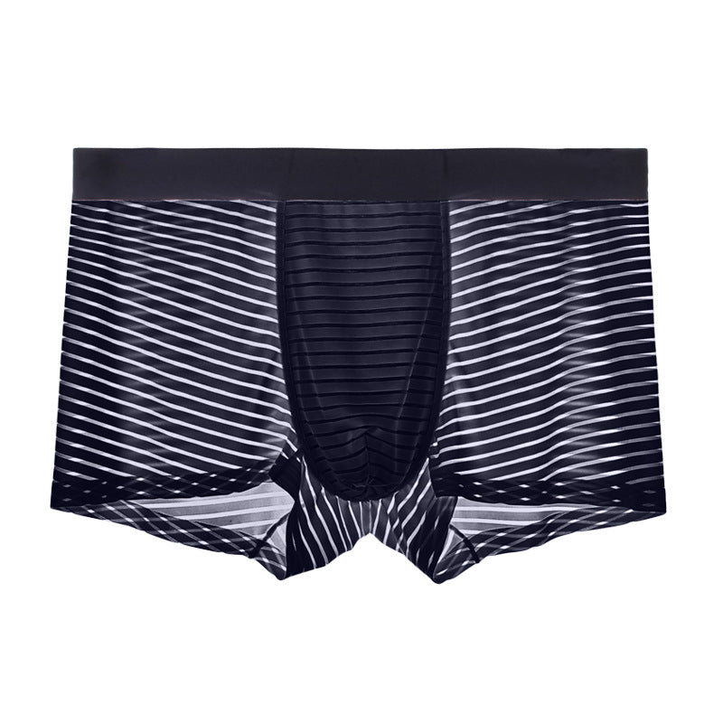 Men's Ice Silk Boxer Briefs | Seamless Thin Cooling Comfort