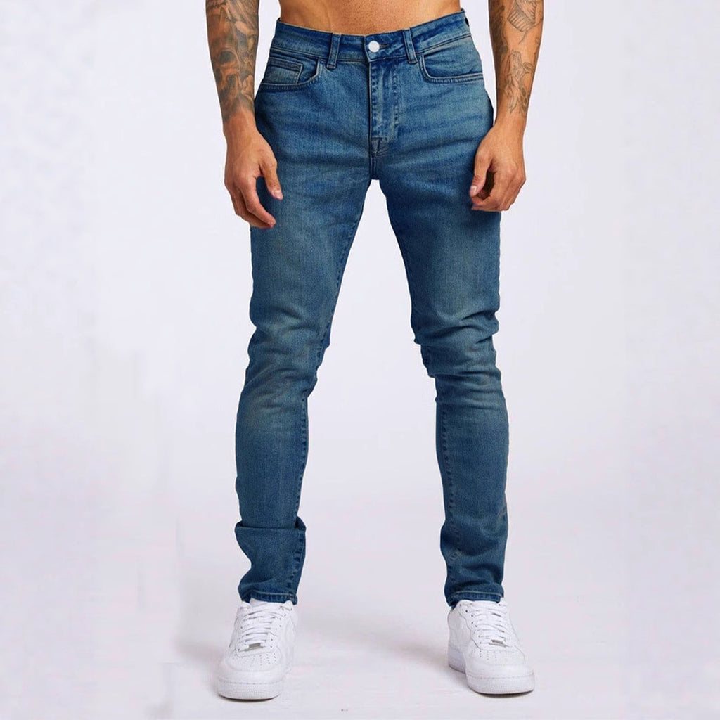Men's Slim Fit Jeans – Modern Denim Casual Trousers
