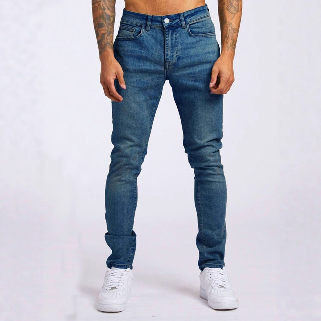 Men's Slim Fit Jeans – Modern Denim Casual Trousers