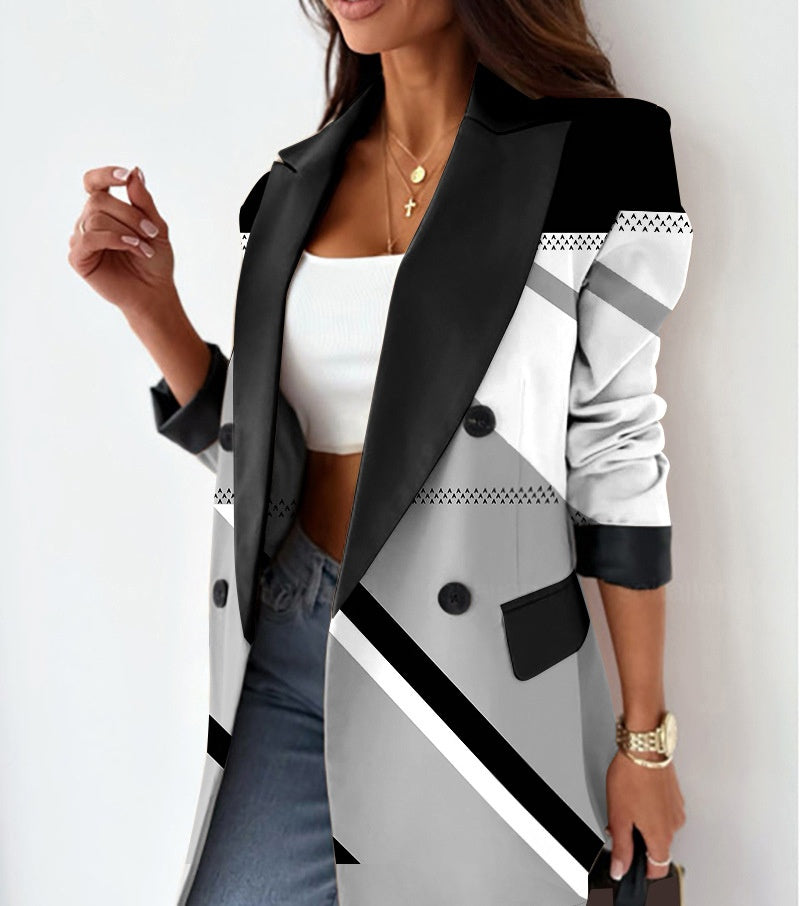 Damen Blazer Beige – Lockerer Schnitt, Casual & Zeitlos Elegant
