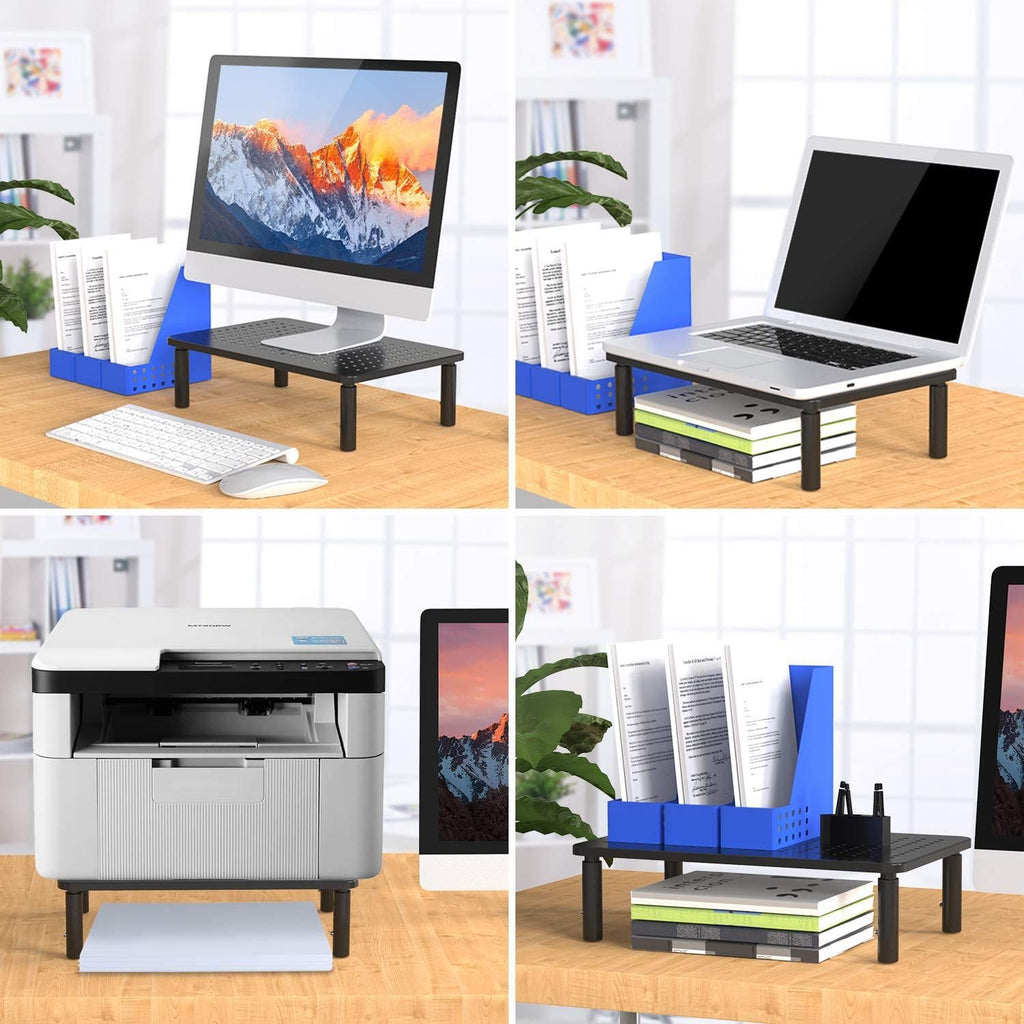 Height Adjustable Office Shelf | Desk Organizer System