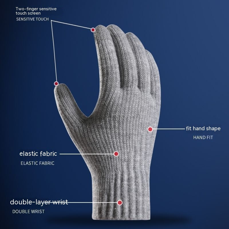 Damen Strickhandschuhe Winter – Gefüttert Warm & Kuschelig