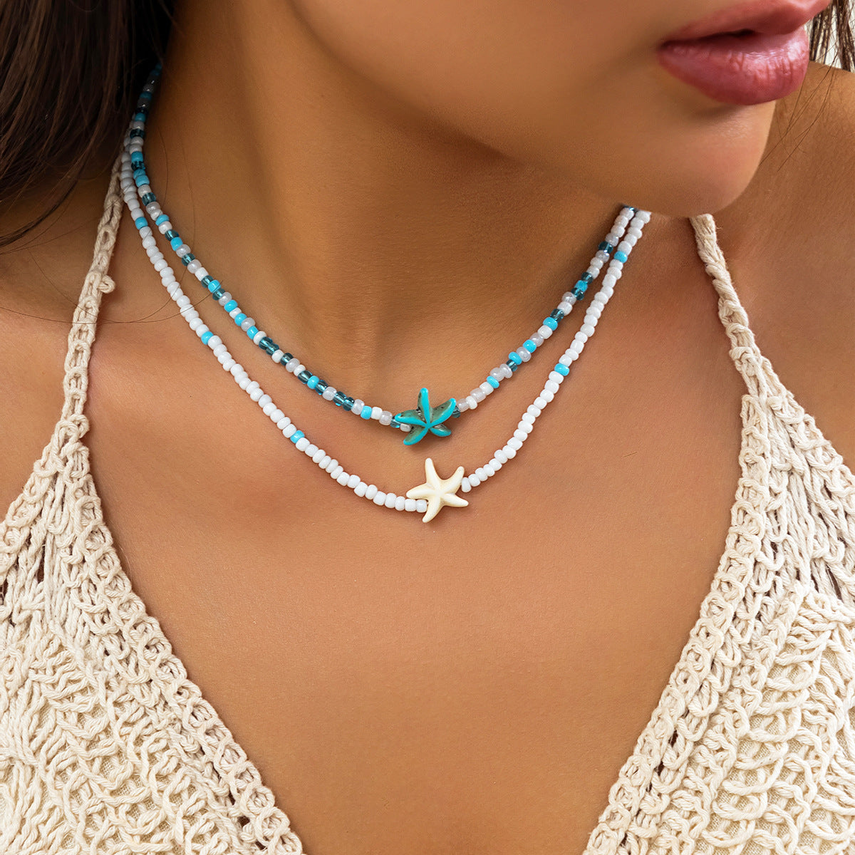 Starfish Shell Necklace for Women – Summer, Elegant & Natural