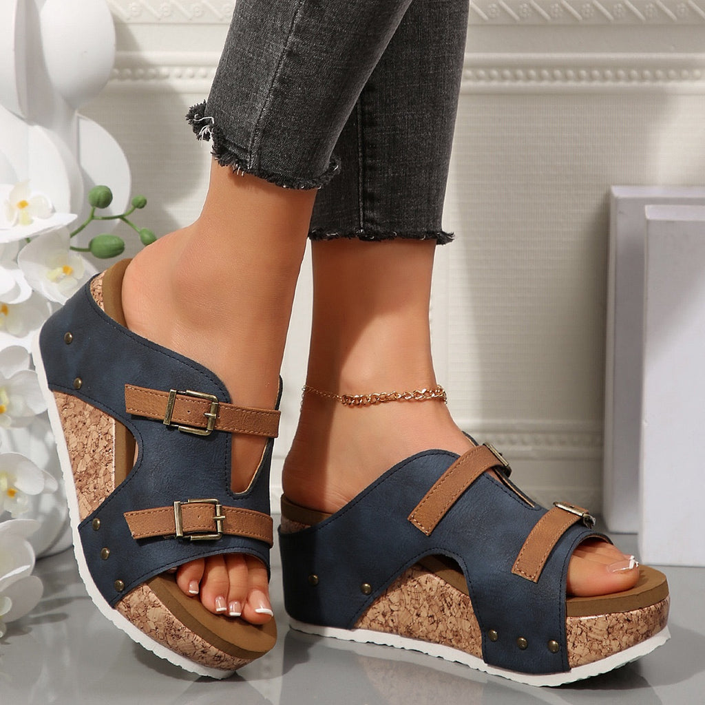 Women's Wedge Sandals Summer Comfortable Peep Toe | Beach Shoes