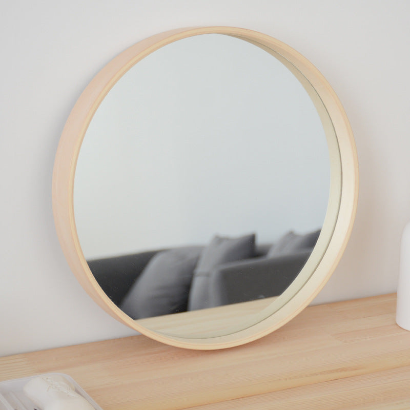 Wood Mirror Wall | Bathroom Mirror | Solid Wood Modern
